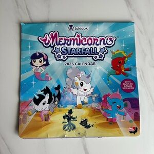 Tokidoki Mermicorno Starfall 2026 Calendar with Stickers